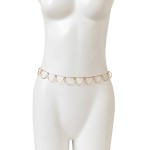 Body Chain Factory - Punk Casual Box Chain U-shaped Rhinestone Tassel Waist