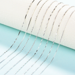 Cross Necklace Factory - Hot Selling S925 Sterling Silver Box Water Wave Chain