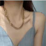 Chain Necklace Supplier - European Fashion 316L Stainless Steel Retro Punk