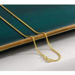 Silver Necklace Supplier - S925 Sterling Silver 14k Gold Cross Water Wave Box