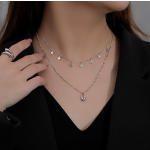 Heart Necklace Manufacturer - Simple Sweet Design 925 Sterling Silver Luxury