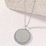 Ayatul Necklace Factory - 18K Gold Plated Stainless Steel Rhinestone Pendant