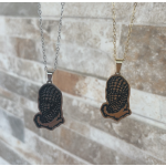 Arab Necklace Manufacturer - Stainless Steel Scarf Hand Pendant Arabian Design