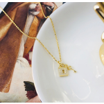 Rhinestone Necklace Manufacturer - Exquisite Full Lock Key Pendant S925 Silver