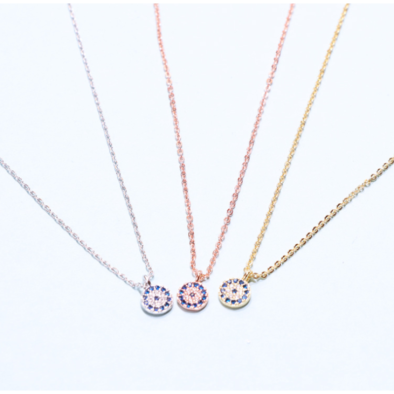 Evil Eye Necklace Supplier - 2023 Best Selling 925 Sterling Silver CZ Stone
