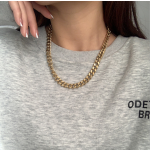 Chain Necklace Supplier - European Fashion 316L Stainless Steel Retro Punk