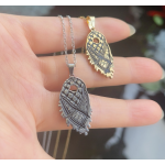 Palestine Necklace Factory - Handmade Headscarf Kufiya Stainless Steel Chain