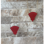 Arabic Necklace Supplier - 18K Gold Stainless Steel Red Enamel Pendant Men Women