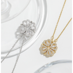 Heart Necklace Manufacturer - Stainless Steel Four Leaf Flower Clover Chain