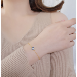 Evil Eye Bracelet Manufacturer - 925 Sterling Silver CZ Stone Turkish Design