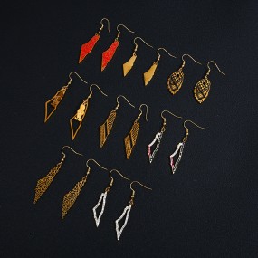 Palestine Earrings Manufacturer - 18K Stainless Steel Map Earrings Wholesale