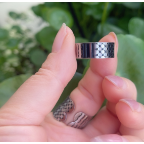 Palestine Rings Supplier - Stainless Steel Kuffiya Ring Palestinian Accessories