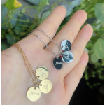 Arabic Necklace Manufacturer - Sabr Faith Coin 18K Gold Stainless Steel Reliance