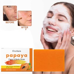 Turmeric Soap Factory - ODM Papaya Whitening Bath Soap