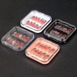 美甲包装盒供应商-便携加固塑料按压式美甲盒