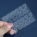 美甲胶带工厂-双面透明假指甲粘合胶带