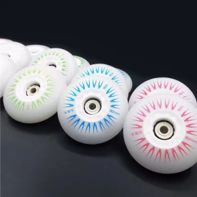 LED Roller Wheels Supplier - 90A PU Flash Inline Skating Slalom Skate Wheel