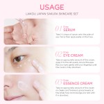 Skin Care Set Factory - 3-Piece Sakura Serum Cream Eye
