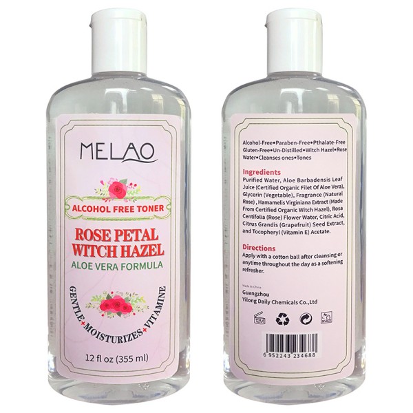 Witch Hazel Toner Manufacturer - Rose Petal Shrink Pores