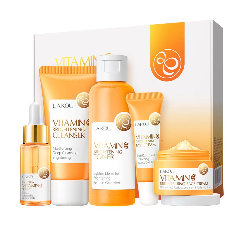 Facial Skin Care Set Factory - Vitamin C Brightening 5pcs