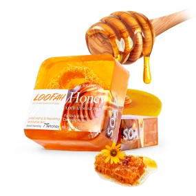 Loofah Bar Soap Supplier - Organic Honey Moisturizing Body Cleansing
