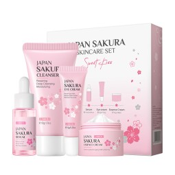 Skin Care Set Manufacturer - Japan Sakura 4pcs Set