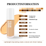 Liquid Foundation Supplier - Full Coverage Matte
