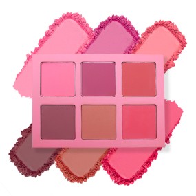 Blush Palette Supplier - Pink Loose Powder Palette