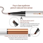 Liquid Brow Pencil Supplier - 4 Color Fine Tip Brow Pencil