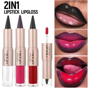 Lip Gloss Manufacturer - 2 in 1 Mirror Lip Gloss