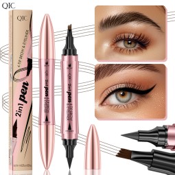 Eyebrow Pencil Manufacturer - 2 in 1 Brow Pencil Eyeliner