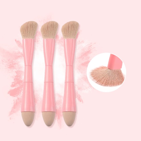 Makeup Brush Manufacturer - 4 in 1 Portable Brush Set