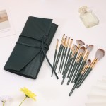 Makeup Brush Set Supplier - 14 Piece Deep Green Set