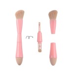 Makeup Brush Manufacturer - 4 in 1 Portable Brush Set
