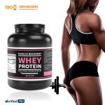 2025 TBG OEM Gold Standard Whey Protein Powder Manufacturer - 907g Canned 3-in-1 Animal Protein (Strawberry Chocolate Flavor) for Muscle Support