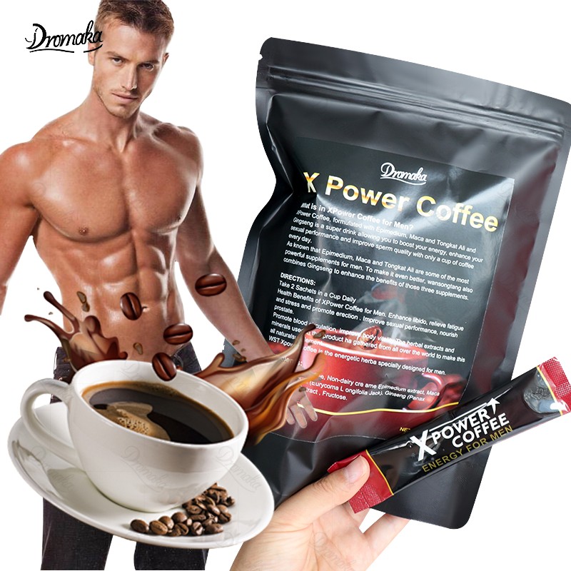 Chinese Herbal Power Coffee Manufacturer - OEM/ODM Private Label Natural X Coffee Powder for Men Neutral Taste Bag Packaging
