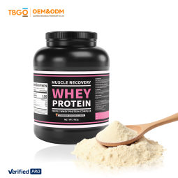 2025 TBG OEM Gold Standard Whey Protein Powder Manufacturer - 907g Canned 3-in-1 Animal Protein (Strawberry Chocolate Flavor) for Muscle Support