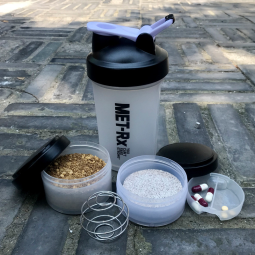 Gym Shaker Bottle Manufacturer - OEM/ODM Private Label Leakproof Sports Drink Mixer with Two Protein Containers