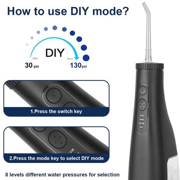 牙线机源头工厂-代工H2O口腔冲洗器