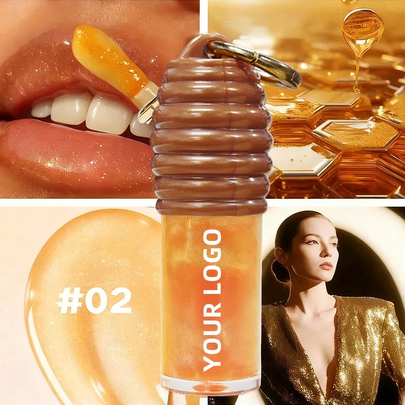 Lip Oil Keychain Manufacturer - Private Label Vegan Honey Lip Glaze