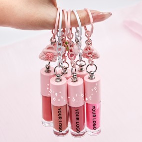 Lipgloss Keychain Manufacturer - Custom Logo Color Changing Lip Gloss