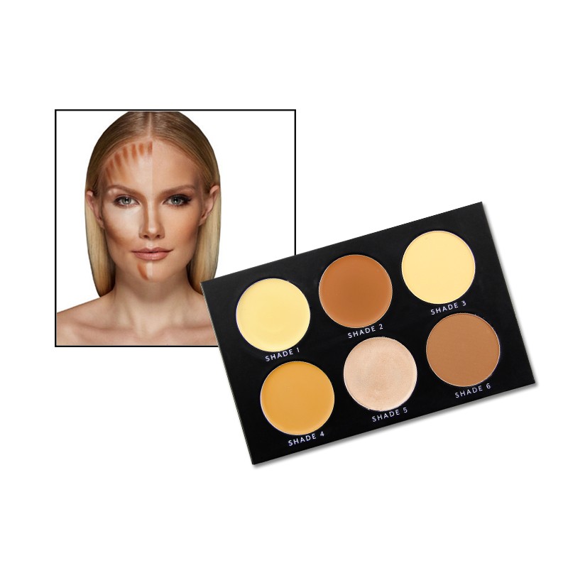 Concealer Palette Manufacturer - 6 Color Full Coverage Cream