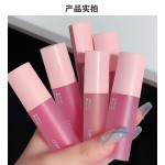 唇彩供应商-透明粉色心形镜面