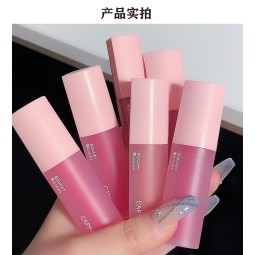 唇彩供应商-透明粉色心形镜面