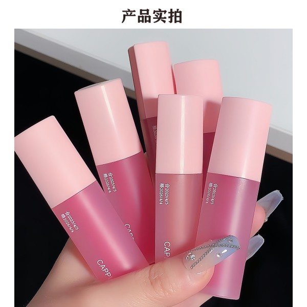 唇彩供应商-透明粉色心形镜面