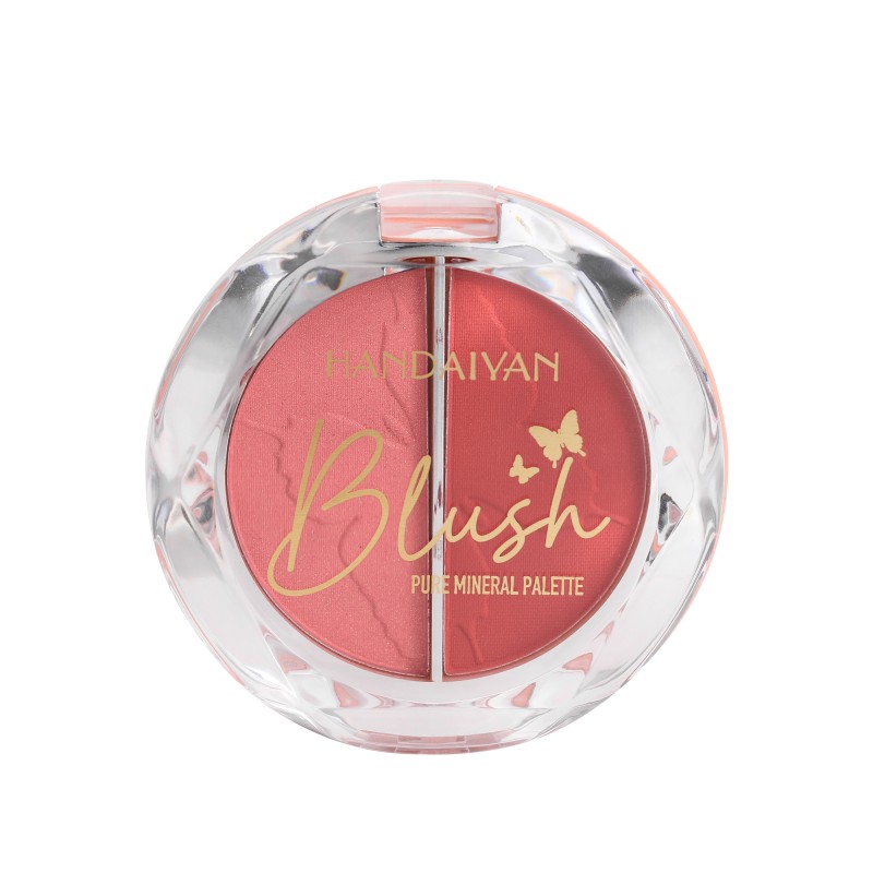Blush Highlighter Factory - 2 in 1 Glossy High Pigment 5 Colors