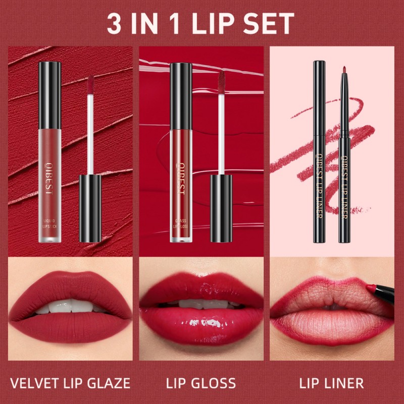 Lip Liner Set Supplier - 3pcs Long Lasting Moisturising