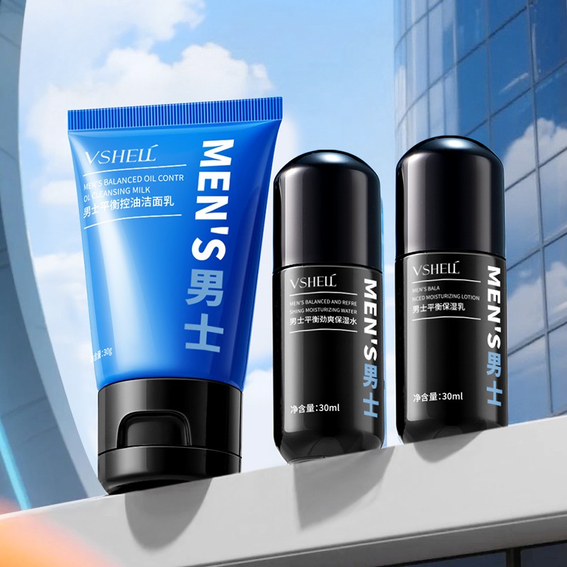 Men's Travel Kit Supplier - Mini 3 Step Skincare Set