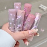 Watery Lipstick Manufacturer - 6 Color Long Lasting Pink Flower Design