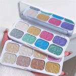 Face Highlighter Palette Manufacturer - 8 Color Long Lasting Shine Shadow Box